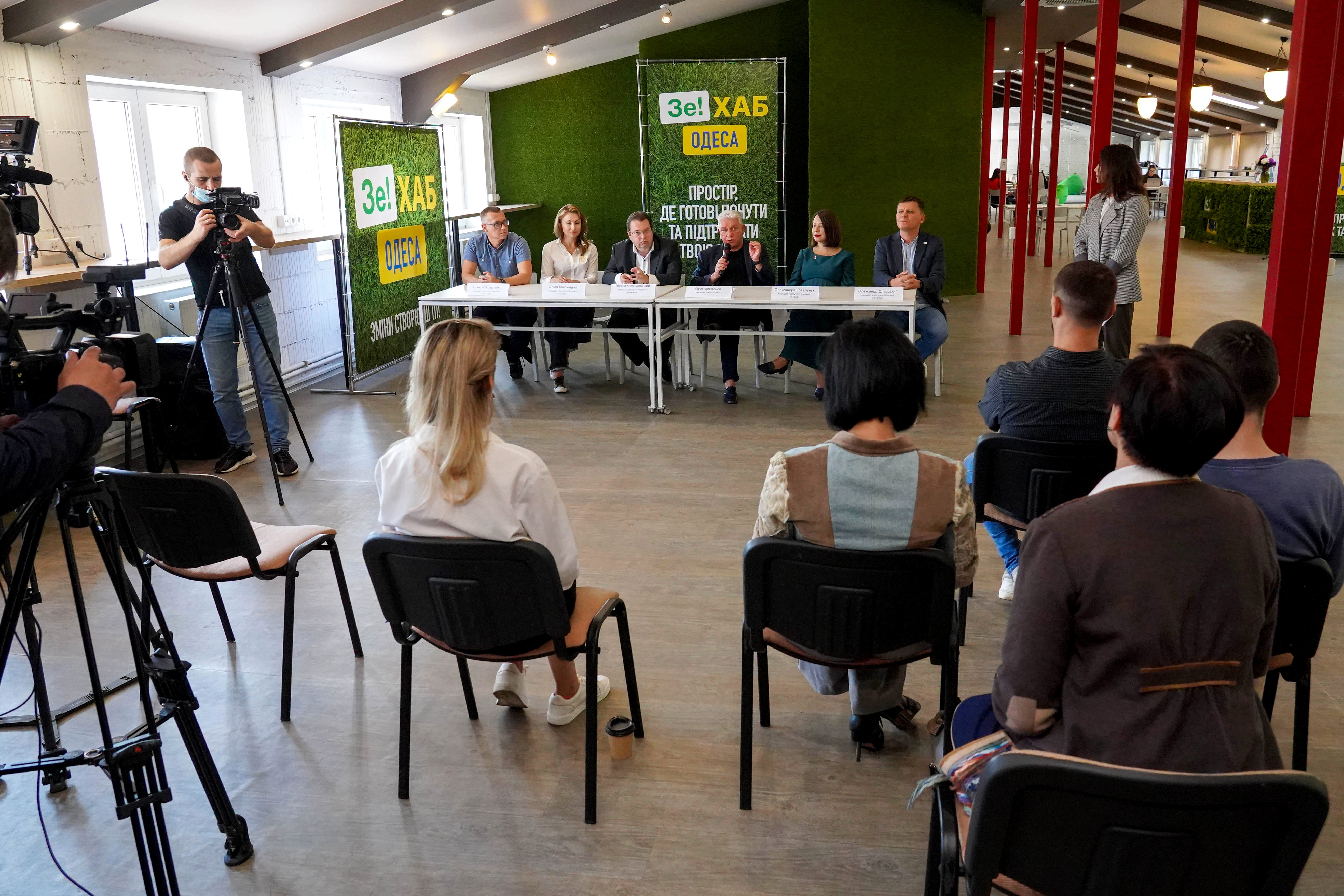 Кандидат в мэры Одессы Олег Филимонов представил свою команду и программу